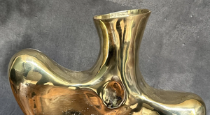 Florero de latón grande de estilo Vintage europeo, decoración de lujo para el hogar, mesa antideslizante para decoración de bodas - Product Image 6