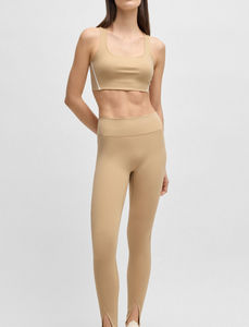 Mallas medianas de talla grande para mujer de alta calidad, transpirable LICRA/poliéster, protección UV, antibacteriana para gimnasio y Fitness - Product Image 4