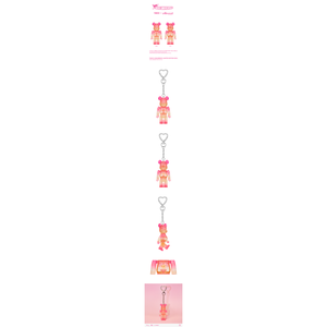 TWICE X BEARBRICK Édition Limitée 100% Porte-clés et mousquetons promotionnels avec POB 1 set - Product Image 3