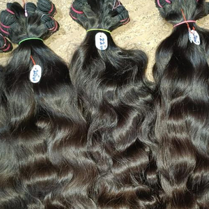 High Quality Virgin Indian Remy Grade Human Hair Extensions Machine Double Weft Weaving Hair <b>Top</b> Graded Source All Colors - Product Image 1
