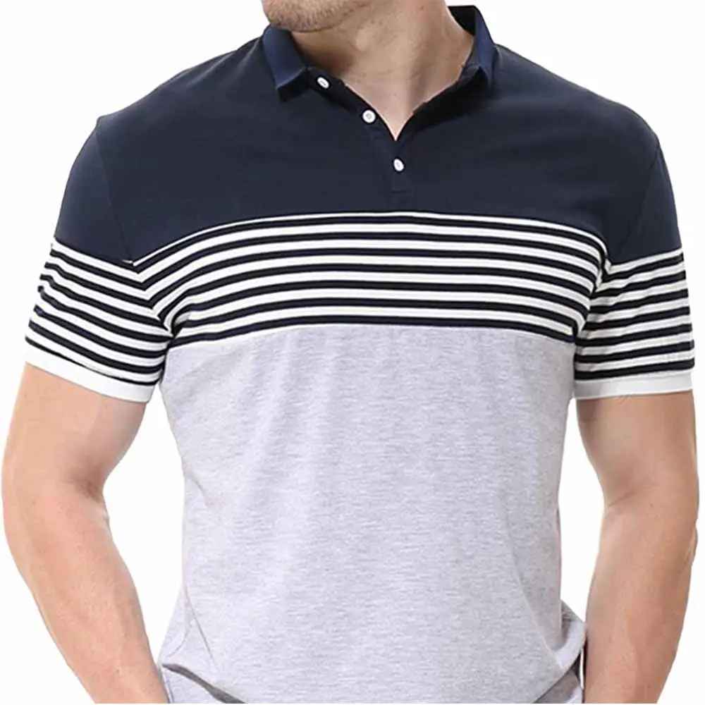 Yeni varış erkekler orijinal katı rahat T Shirt naylon Polyester ucuz Polo GÖMLEK