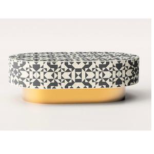 Fabricante y exportador de muebles, mesa de centro para decoración de sala de estar con incrustaciones de hueso, suministro de restaurante, muebles para el hogar, mesa de centro - Product Image 1