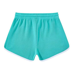 Novedad de verano, pantalones cortos de manga corta con volantes de punto suave y cómodos sólidos con cintura elástica - Product Image 5