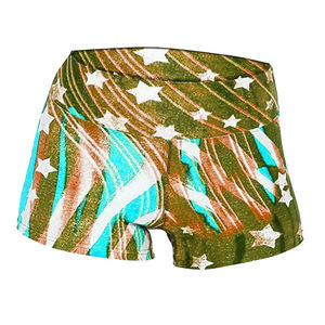 Shorts en tissu de sublimation élégant multi-couleurs fabriqués au Pakistan pour femmes Shorts pour femmes avec volants - Product Image 1