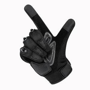 Guantes de moto de carreras de alta calidad personalizados OEM mejor cuero hecho para la máxima protección contra impactos en deportes de estilo motorista aplicable - Product Image 4