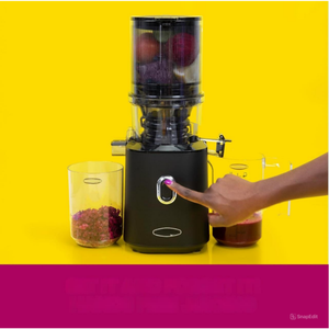 Exprimidor de Frutas por Lotes que Ahorra Tiempo, Exprimidor de Presión en Frío, Negro para una Máxima Extracción de Nutrientes y Fácil Limpieza - Product Image 4