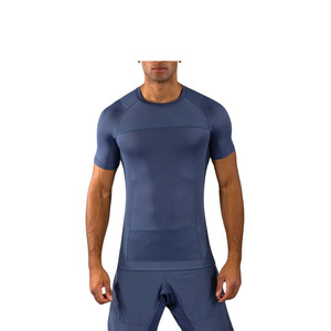 Camiseta Deportiva de Manga Larga para Hombre, Compresión, Transpirable, Ecológica, Anti-UV, Secado Rápido, 220g, con Logotipo Personalizado, Capa Base para Gimnasio - Product Image 1