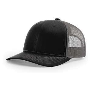 ODM vente en gros 6 panneau camionneur chapeau Logo personnalisé léger respirant maille dos blanc structuré casquette Sport Gorras Vietnam usine - Product Image 1