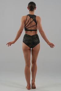 Pantalones cortos flexibles de baile en barra en color personalizado para niñas y adultos Pantalones cortos elegantes para entrenamiento Competencia Escenario Eventos Práctica - Product Image 3