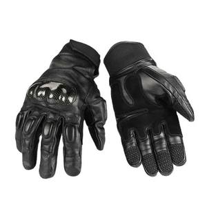 Guantes de equitación de carreras transpirables de alta calidad, equipo de protección, guantes de carreras para hombres, guantes de moto de dedo completo - Product Image 2