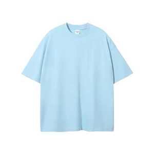 เสื้อยืดผ้าฝ้าย100% ผู้ชายเสื้อยืดโอเวอร์ไซส์ผ้าฝ้าย180 220 GSM สำหรับ2025ออกแบบโลโก้ได้ตามที่ต้องการ - Product Image 4