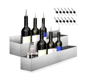 Bán Buôn Duy Nhất-Tier Tường Thép Không Gỉ Đường Sắt Cao Cấp Chất Lượng Ánh Sáng Đường Sắt SS Kệ Treo Đường Sắt - Product Image 1