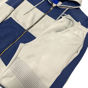 Men's Customized New Style Oversized <b>Winter</b> Tracksuits Set Lightweight Breathable Sweatsuits with Elastic Waist and <b>Hoodie</b> - Product Image 3