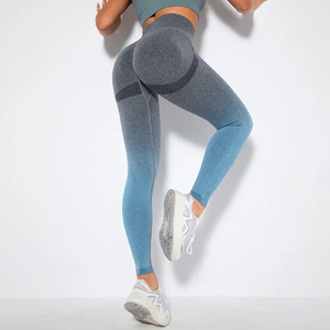 Mallas de mujer de alta calidad, cintura alta, Push Up, ropa activa, mallas de entrenamiento con tinte de corbata, mallas ajustadas de LICRA informales, proveedor femenino - Product Image 4