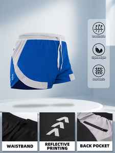 Shorts de sport camouflage personnalisés pour hommes |   Shorts en tissu polyester respirant pour la salle de sport, la course à pied, l'entraînement et les vêtements décontractés - Product Image 4