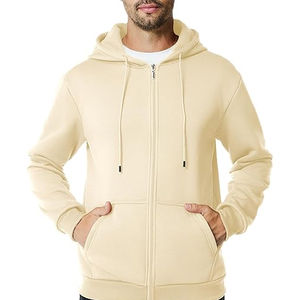 Sweat à capuche zippé pour homme personnalisé, 100% coton, tendance streetwear d'hiver, veste de mode pour la salle de sport, l'entraînement en plein air et la promotion de la marque - Product Image 6