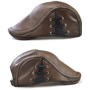 Béret plat en coton personnalisé pour homme, casquette de chauffeur, casquette Ivy, casquette Peaky Blinders - Product Image 6