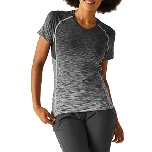 Camisetas de gimnasio con logotipo personalizado para mujer hechas con tela de poliéster para verano, ropa de entrenamiento informal disponible al por mayor - Product Image 1
