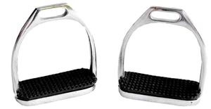 Estribos de aluminio para SILLÍN de caballo Occidental | Estribos de aluminio cortados de caballo de pie grabados en ángulo ligeros - Product Image 6