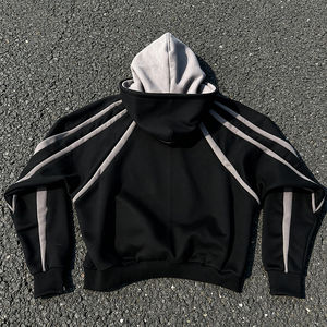 100% coton matériel à la mode vêtements d'hiver de haute qualité conçu pull à capuche pour hommes en détresse sweats à capuche sweats - Product Image 5