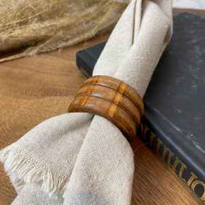 Wholesale Acacia <b>Wood</b> <b>Napkin</b> <b>Rings</b> with Fancy Design Wedding Decorations Handcrafted <b>Napkin</b> <b>Rings</b> - Product Image 4