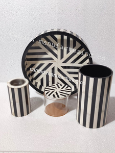 Trending Lavanda Sándalo Rosa Aromas Bakhoor Set Bone Inlay Bandeja para servir para el hogar Hotel Restaurante para Ramadán Decoración para el hogar - Product Image 2