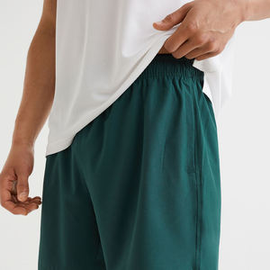 กางเกงขาสั้นออกกำลังกายของผู้ชายแบบสั่งทำแบรนด์สำหรับฤดูร้อนมีเชือกผูกปักลายตัวอักษร - Product Image 3