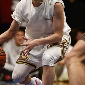 Short de basket-ball décontracté High Street pour hommes, denim de coton respirant avec motif de flamme, impression numérique à usage de gymnastique solide - Product Image 5