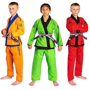 Kimono de compétition léger pour enfants en coton doux tissé de perles avec logo personnalisé fournisseur d'usine OEM de Jiu Jitsu Gi brésilien - Product Image 5