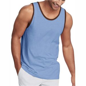 Débardeur de fitness pour homme sur mesure, respirant, séchage rapide, 100 % polyester, col en V, design sportif, fabriqué à la main au Pakistan 2026 - Product Image 1