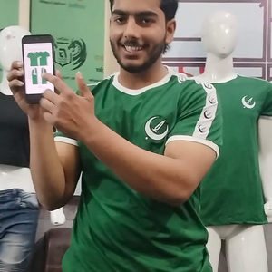 T-shirt en Tri-mélange de sonnerie imprimé personnalisé - Product Image 2