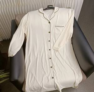 Ensemble de pyjama en dentelle sexy pour femmes, vêtements de nuit, nouvelle arrivée, pyjama en satin avec bordure en dentelle, 100% coton, élégant, séchage rapide, respirant - Product Image 3