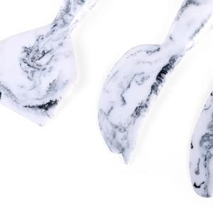 Ensemble de couteaux à fromage en résine époxy de style moderne 2026, motif en spirale artisanal, design élégant pour la maison, l'hôtel, le restaurant - Product Image 4