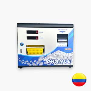 MEGA VENDING MV-101AB Cambiador de Monedas/Fichas a Billetes, Montaje en Pared/Mesa, 110/230V AC para Uso en Arcade - Product Image 6
