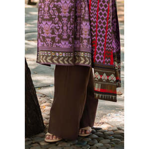 Conjunto de traje Khaddar estampado de 3 piezas para mujer con dupatta K-52044 - Product Image 6