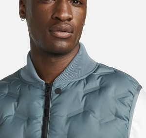 High Quality Custom Polyester <b>Jacket</b> for Men <b>Canvas</b> Material Quilted Padded Vest Bubble Waistcoats Casual Winter Clothing - Product Image 6
