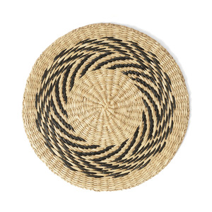 Table styling accessory yellow <b>seagrass</b> charger plate <b>placemat</b> good quality natural sea grass <b>placemats</b> - Product Image 3