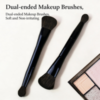 Ensemble de pinceaux de maquillage professionnels double tête de haute qualité pour blush et anticernes en poudre pure de qualité supérieure pour le dropshipping