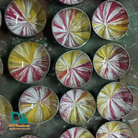 Bol de luxe en coquille de noix de coco, laque vietnamienne, peinture florale en coquillage, fait main, écologique, bohème, pour fête, gratuit