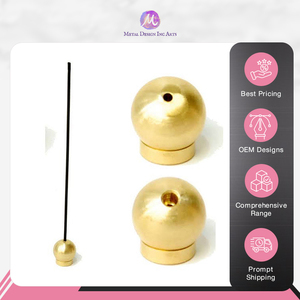 Offre incroyable sur le porte-encens boule en laiton de qualité supérieure pour contenir des bâtons d'encens pour la décoration intérieure du meilleur fournisseur de l'Inde - Product Image 3