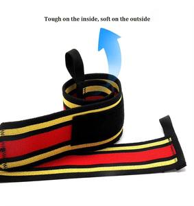 Fabricant de bandages de poignet élastiques personnalisés avec logo, en nylon et polyester, pour la musculation, le fitness, le soutien du poignet, la protection, les sangles - Product Image 3