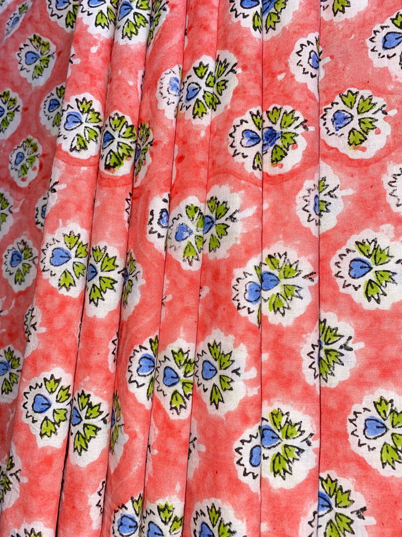 สีเขียวสีชมพูปลาแซลมอน