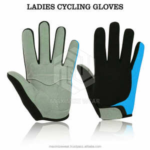 Gran oferta de guantes de ciclismo antideslizantes acolchados con dedos completos para mujer, impermeables, transpirables, colores y tamaños personalizables - Product Image 2