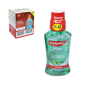 ผลิตภัณฑ์ล้างปาก Colgate 250ml plax Soft Green ปราศจากแอลกอฮอล์และเหมาะสำหรับการดูแลปากทุกวัน - Product Image 6