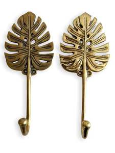 Hot Selling Brass 5 <b>Hook</b> <b>Coat</b> Rack Decorative Wall <b>Hook</b> Storage Organizer Modern Entryway Design for Home - Product Image 2