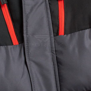 แจ็กเก็ตขนเป็ดสำหรับผู้ชายสำหรับฤดูหนาวออกแบบได้ตามที่ต้องการมีโลโก้ด้านหน้าคอตั้ง - Product Image 6