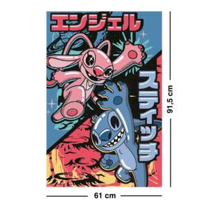 For Disney Modern Style Lilo & Stitch Japanese Combo <b>Poster</b> Made of Paper - Product Image 3