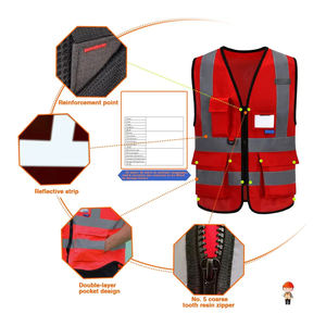 Gilet de sécurité respirant dernière mode séchage rapide nouveau style avec marque privée - Product Image 4
