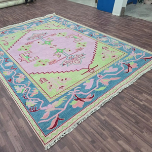 Alfombras de lana anudadas a mano, lana fina personalizable, decoración de hogar, oficina, Hotel, 5x8-10x14 tamaños, patrón abstracto hecho a mano para tu espacio - Product Image 1