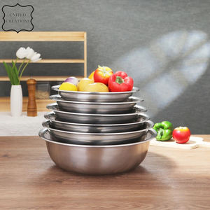 2024 ensemble de grande capacité en acier inoxydable de style moderne lave-vaisselle empilable bol de cuisson à mélanger multi-usages - Product Image 2